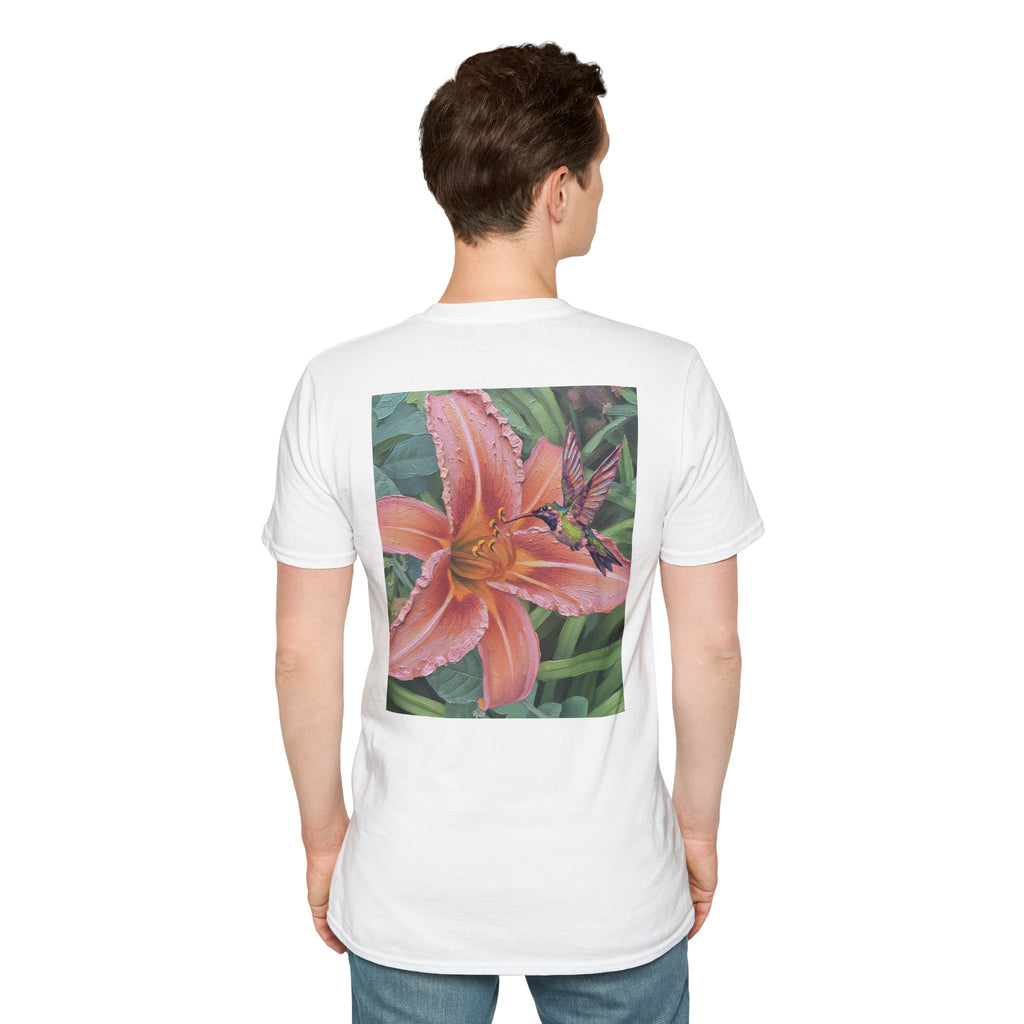 Smiley Face Painting T-Shirt | Vintage Smiley Art, 'salut' Text
