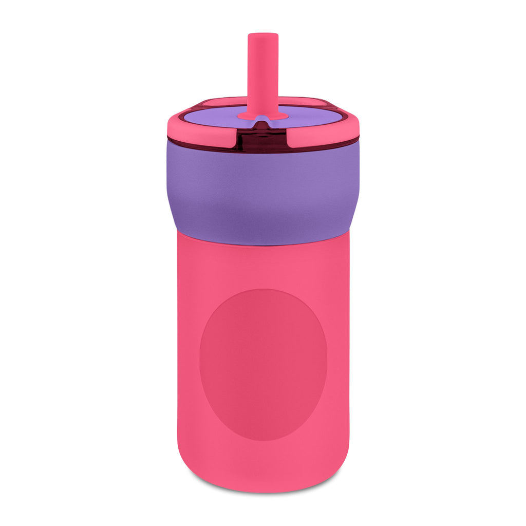 Kids 12oz Leakproof Straw Tumbler — Engraved Personalized Sipper
