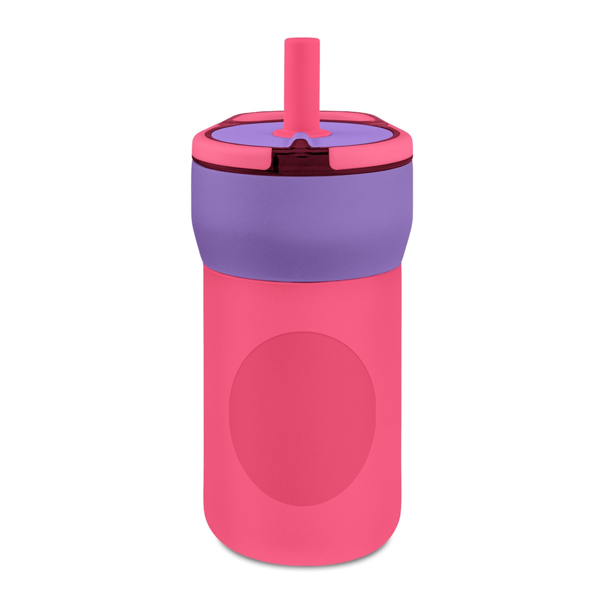 Kids 12oz Leakproof Straw Tumbler — Engraved Personalized Sipper