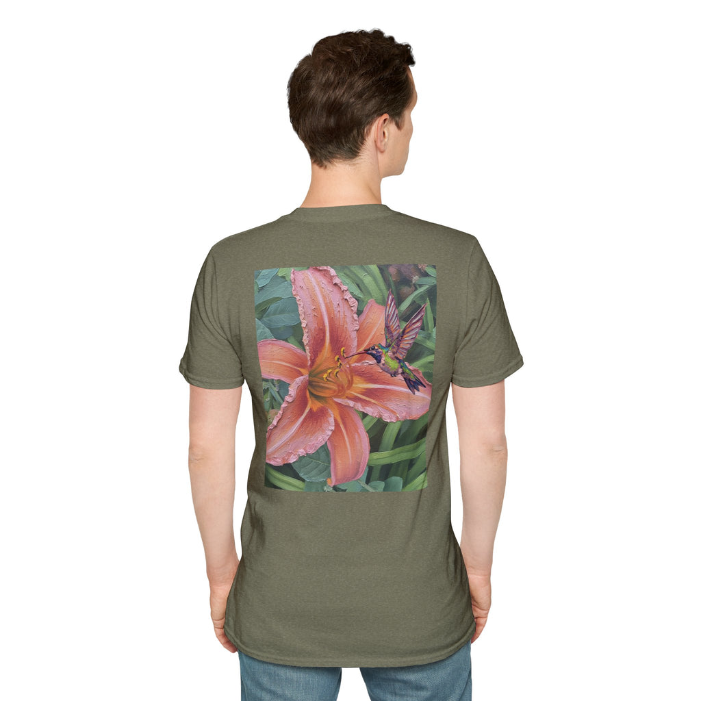 Smiley Face Painting T-Shirt | Vintage Smiley Art, 'salut' Text