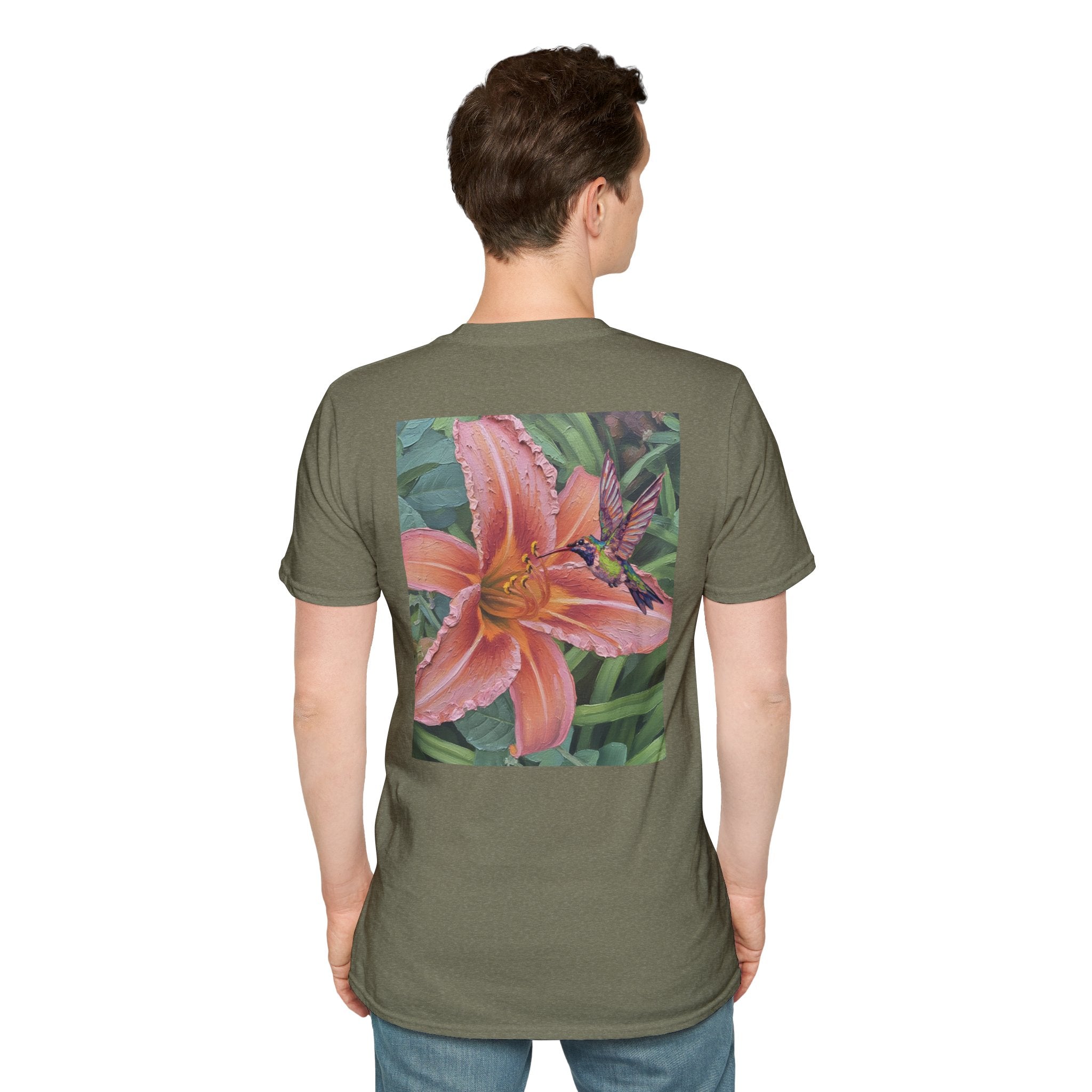 Smiley Face Painting T-Shirt | Vintage Smiley Art, 'salut' Text