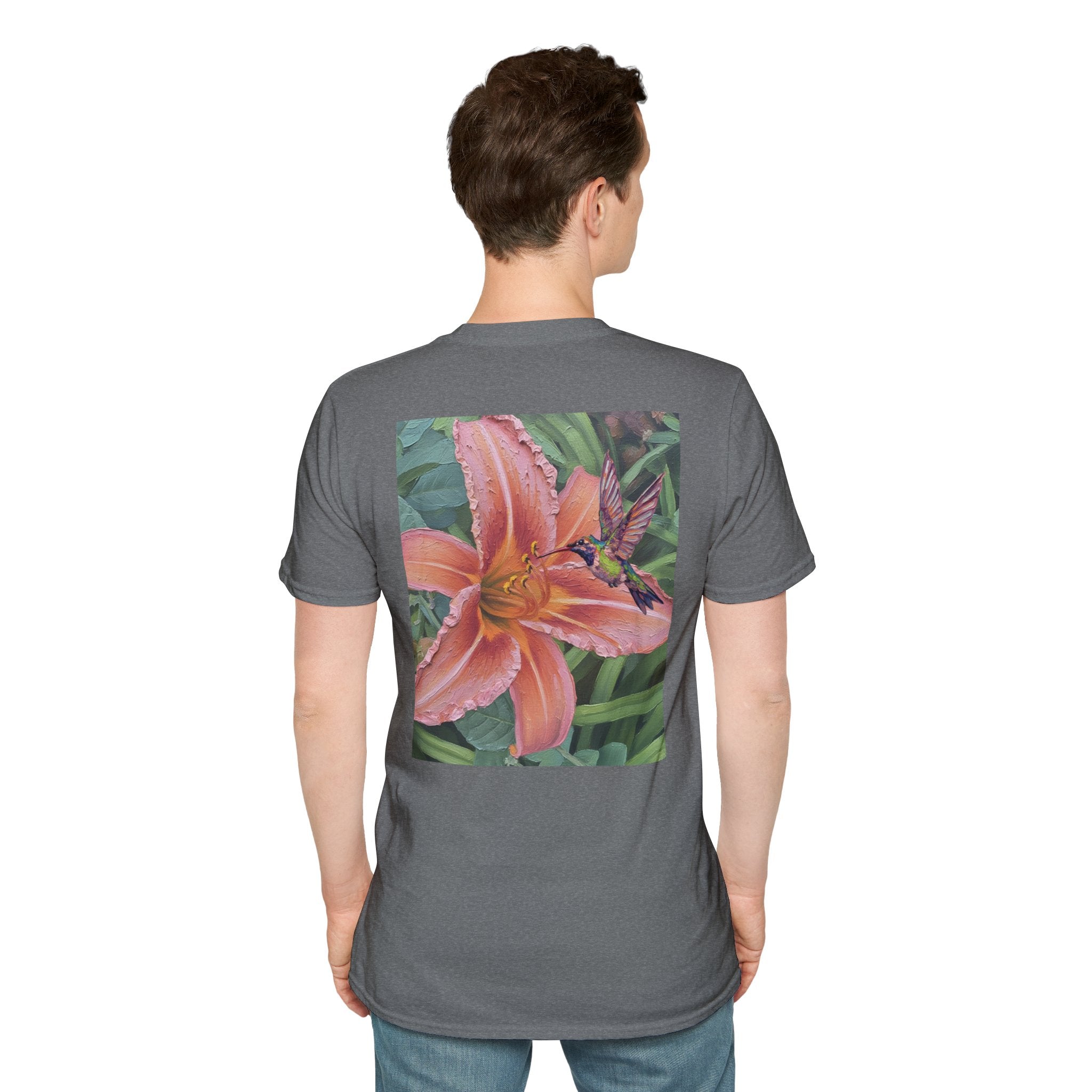 Smiley Face Painting T-Shirt | Vintage Smiley Art, 'salut' Text
