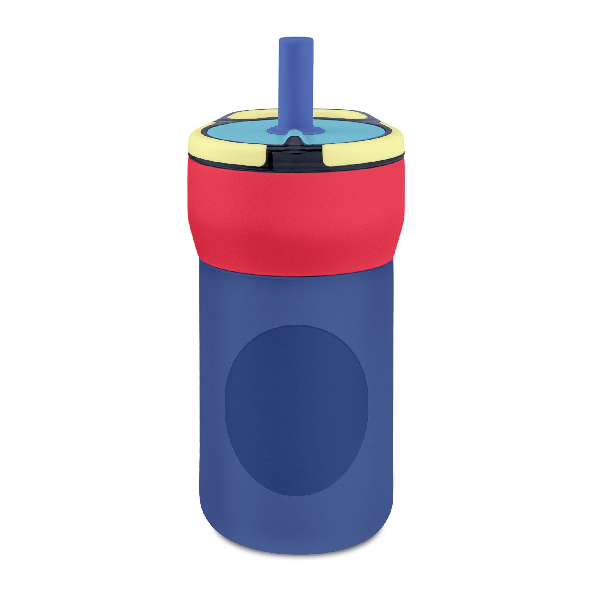 Kids 12oz Leakproof Straw Tumbler — Engraved Personalized Sipper