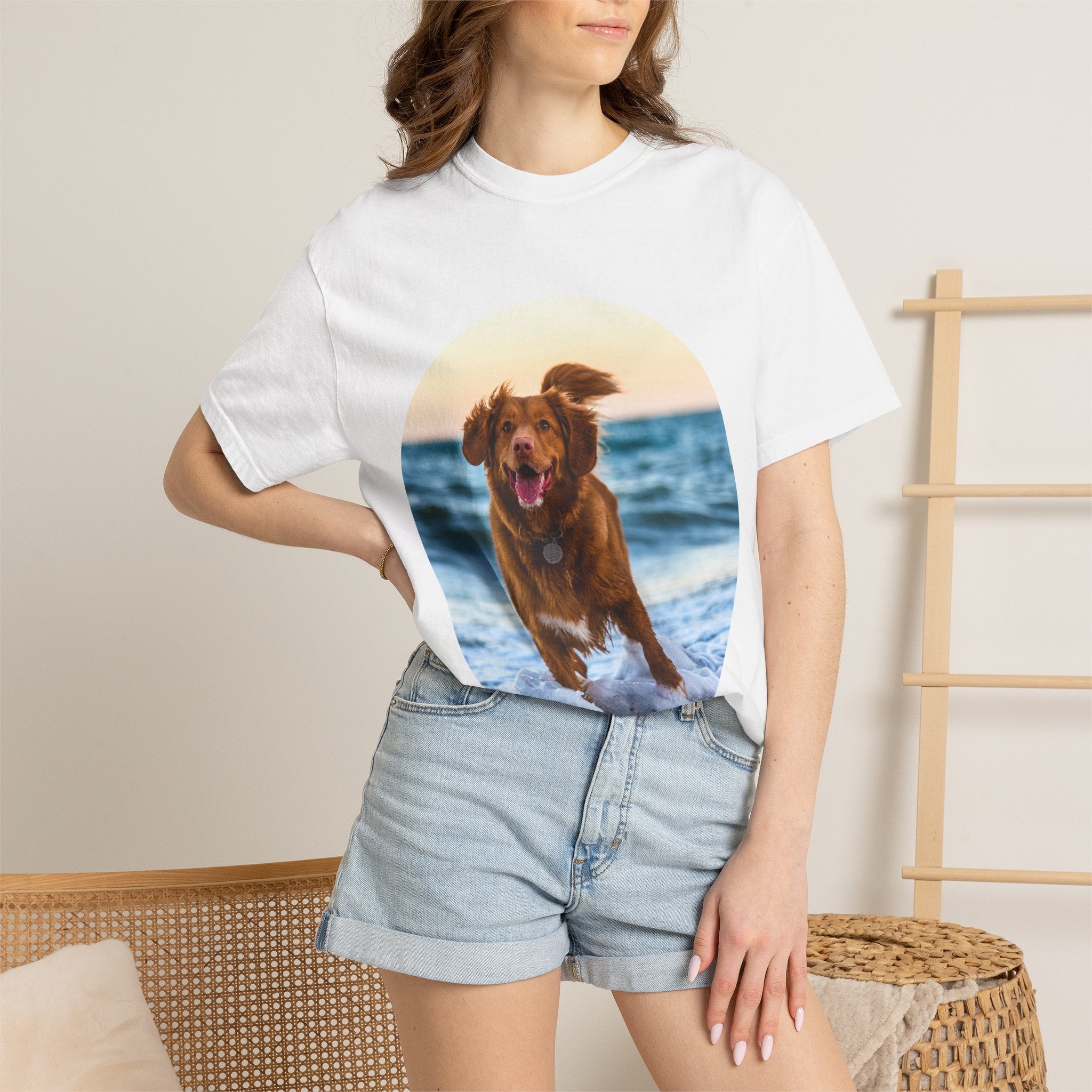 Hummingbird & Wildflower T-Shirt — Botanical Floral Art Tee