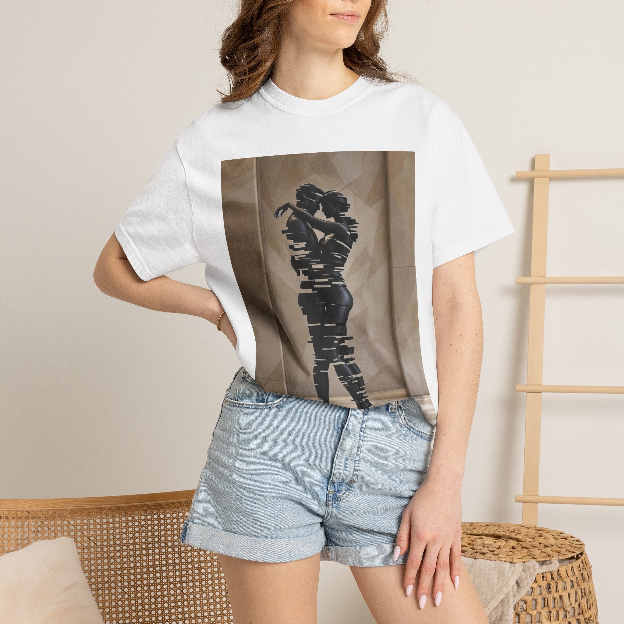 Artistic Sculpture Couple T-Shirt —