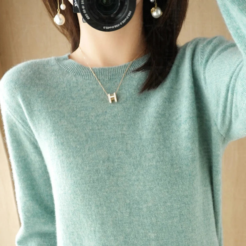 Autumn And Winter Cashmere Sweater Women's