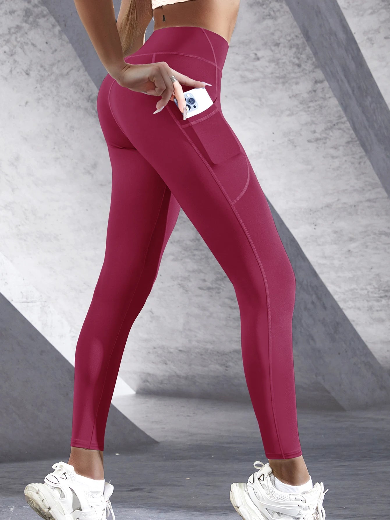 Women's High Waist Yoga Leggings with Pockets