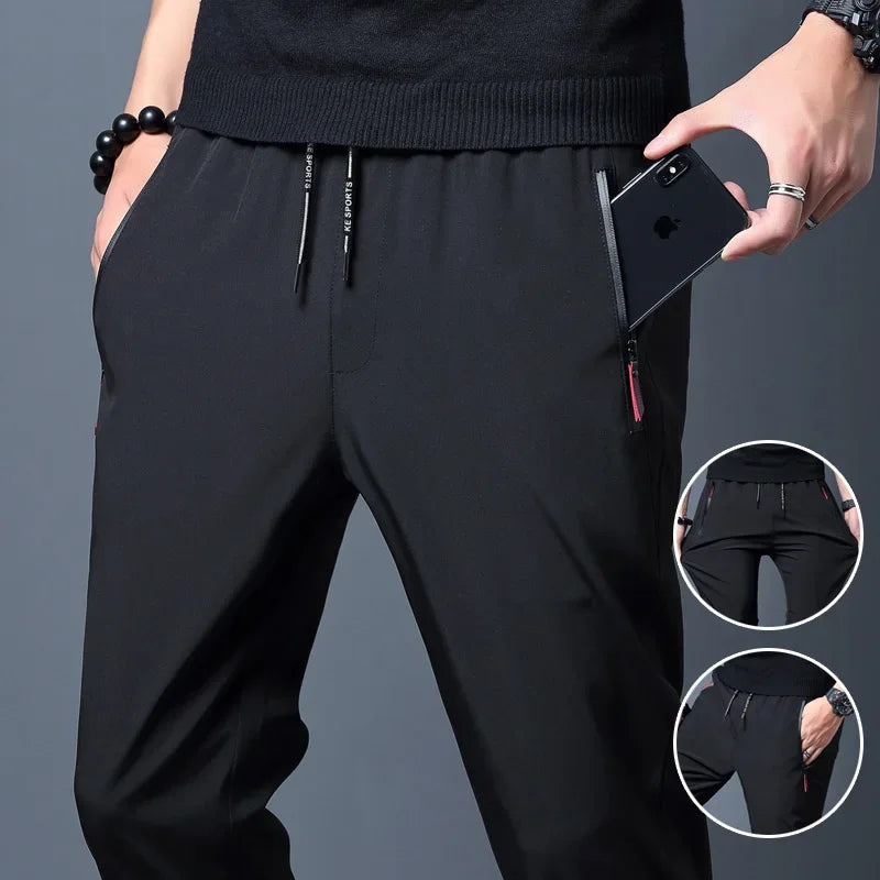Men's Korean Style Slim Fit Jogger Pants