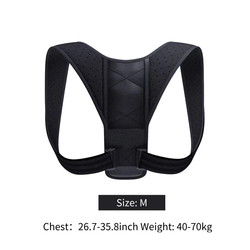 Back Posture Corrector Belt - Adjustable Support Brace for Men & Women