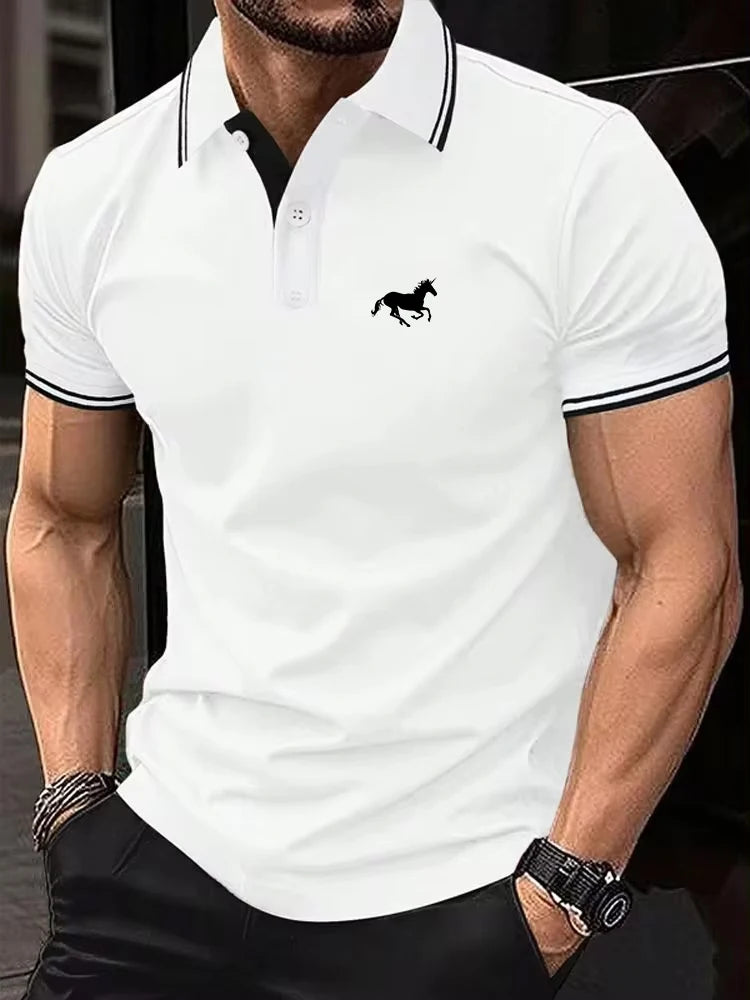 Men's Classic Short Sleeve Polo Shirt -