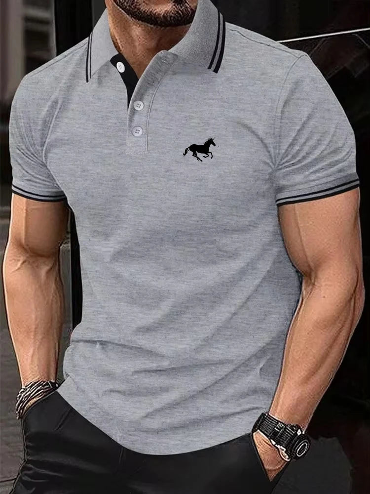 Men's Classic Short Sleeve Polo Shirt -