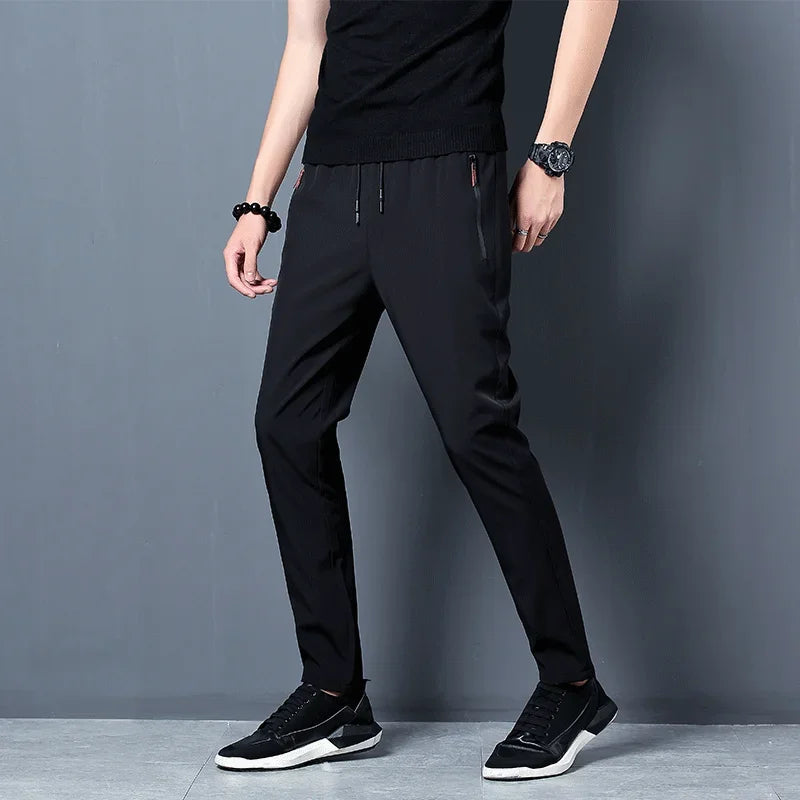 Men's Korean Style Slim Fit Jogger Pants