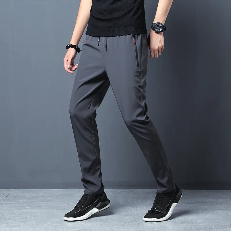 Men's Korean Style Slim Fit Jogger Pants