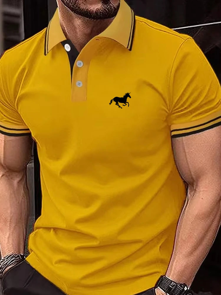 Men's Classic Short Sleeve Polo Shirt -