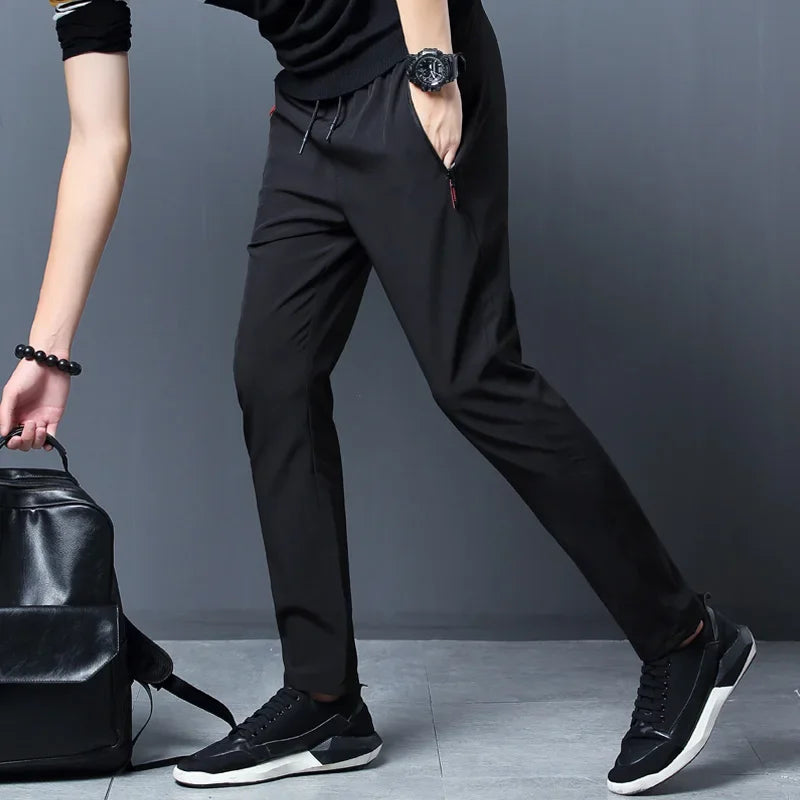 Men's Korean Style Slim Fit Jogger Pants
