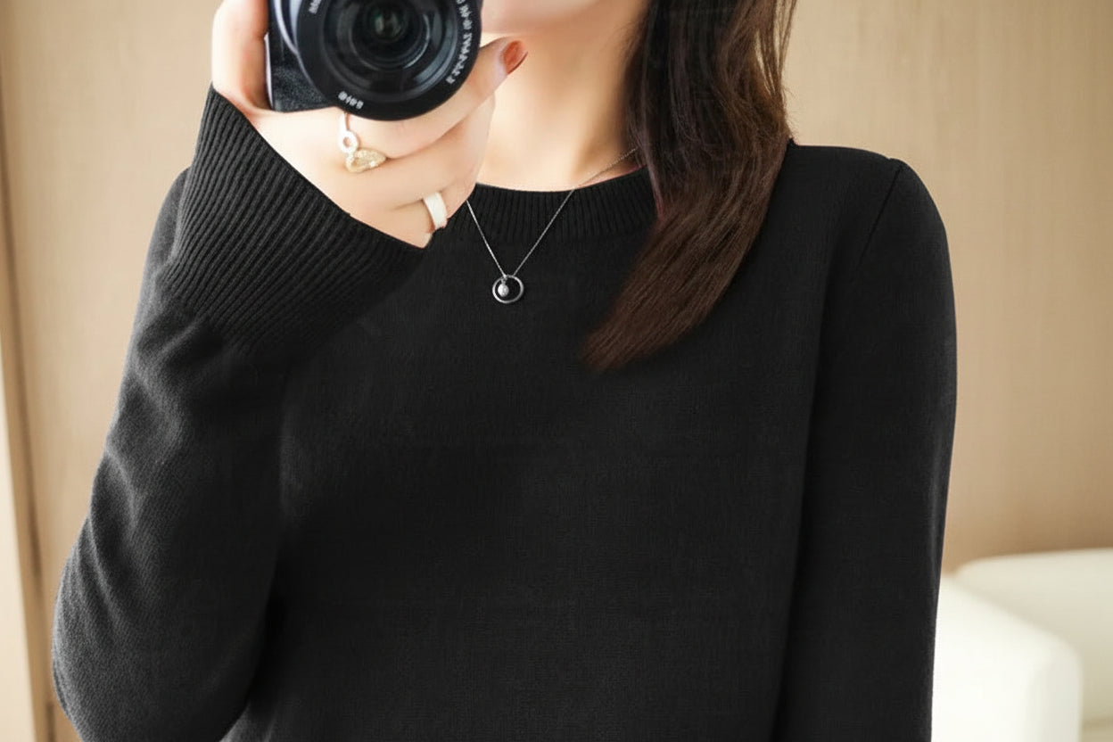 Autumn And Winter Cashmere Sweater Women's