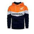 2026 Honda printed patchwork sweatshirt, autumn/winter men's hooded long-sleeved motorcycle/racing jacket
