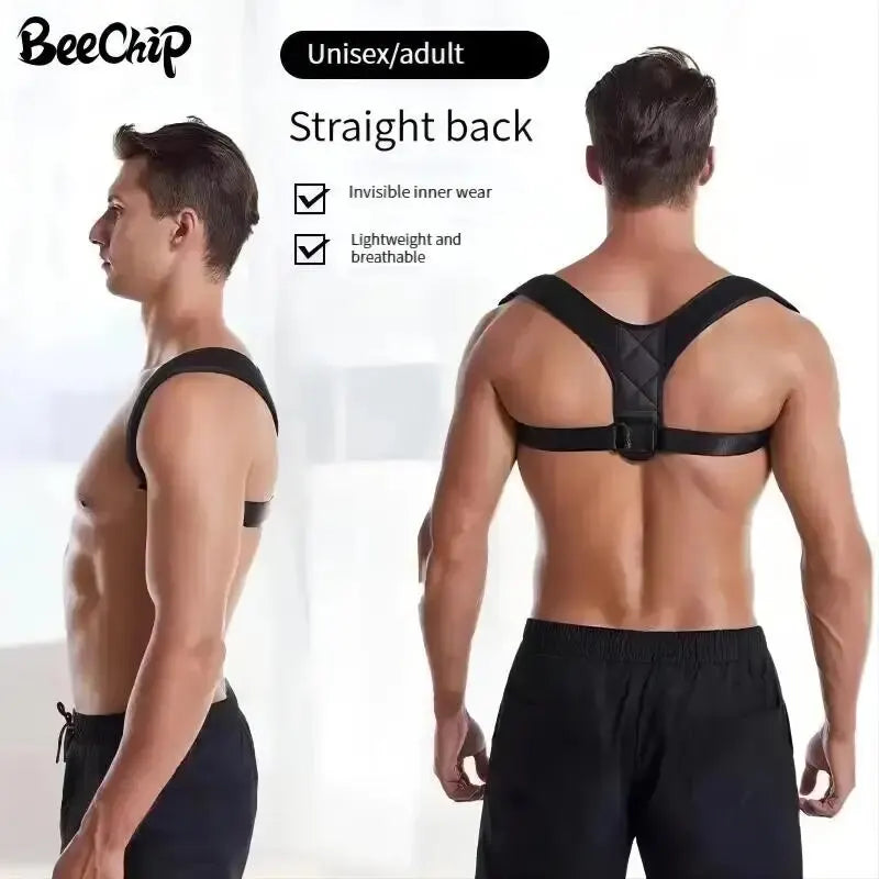 Back Posture Corrector Belt - Adjustable Support Brace for Men & Women