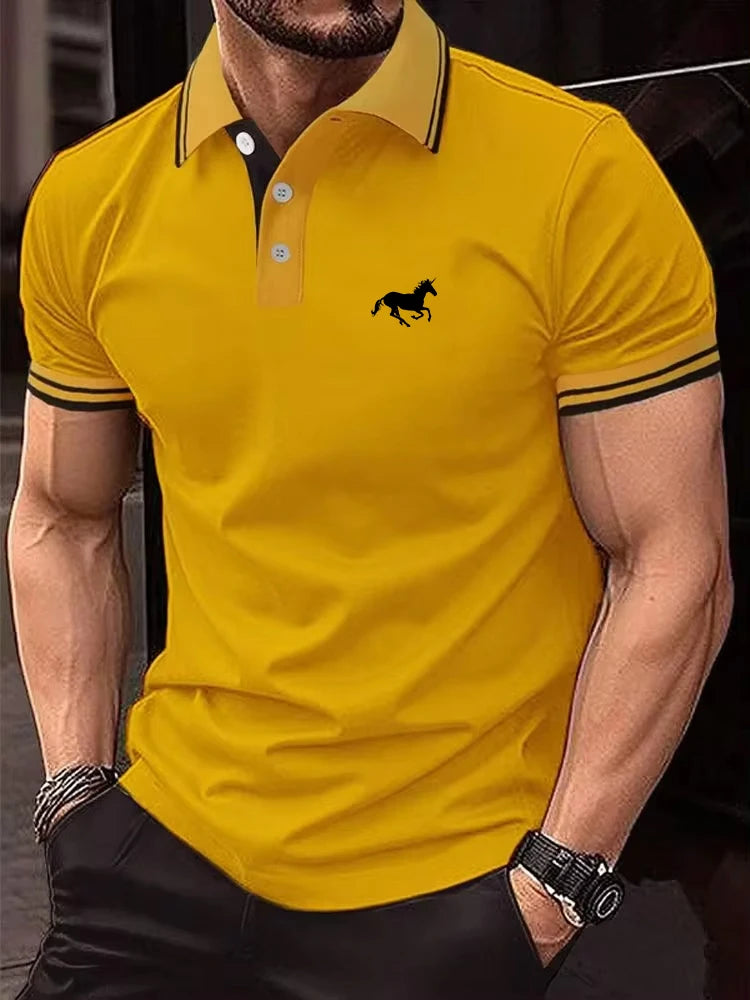Men's Classic Short Sleeve Polo Shirt -
