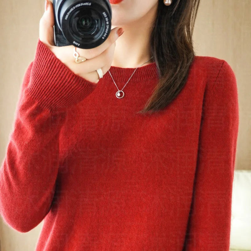 Autumn And Winter Cashmere Sweater Women's
