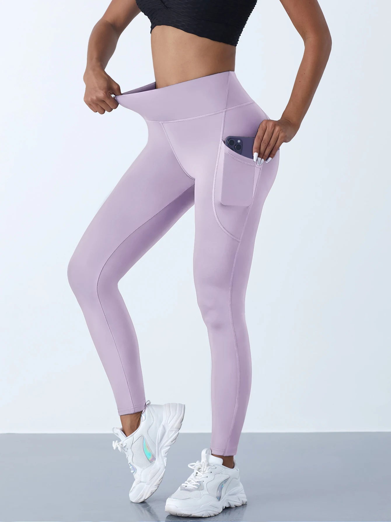 Women's High Waist Yoga Leggings with Pockets