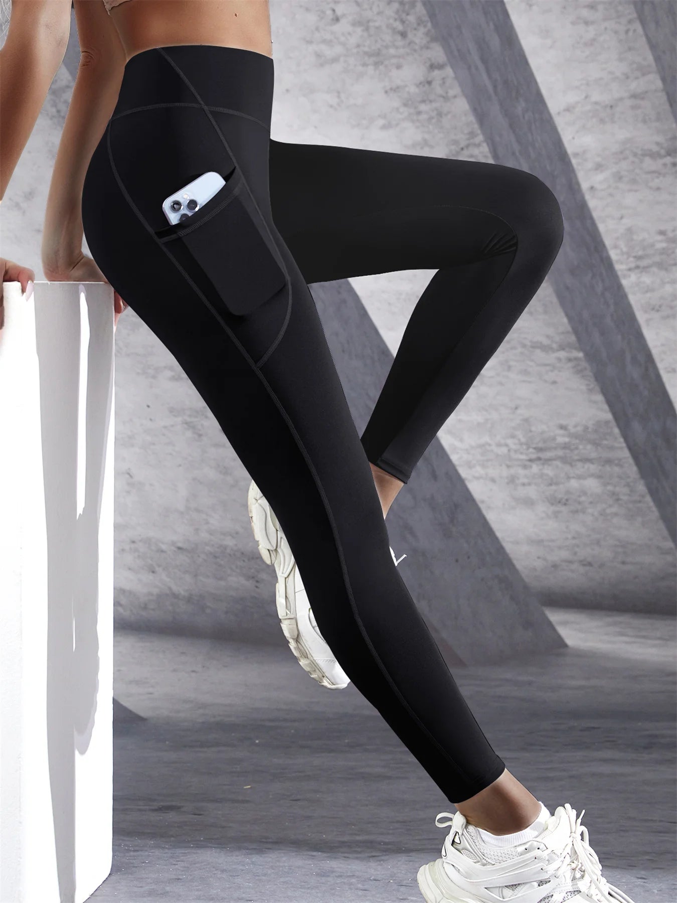 Women's High Waist Yoga Leggings with Pockets