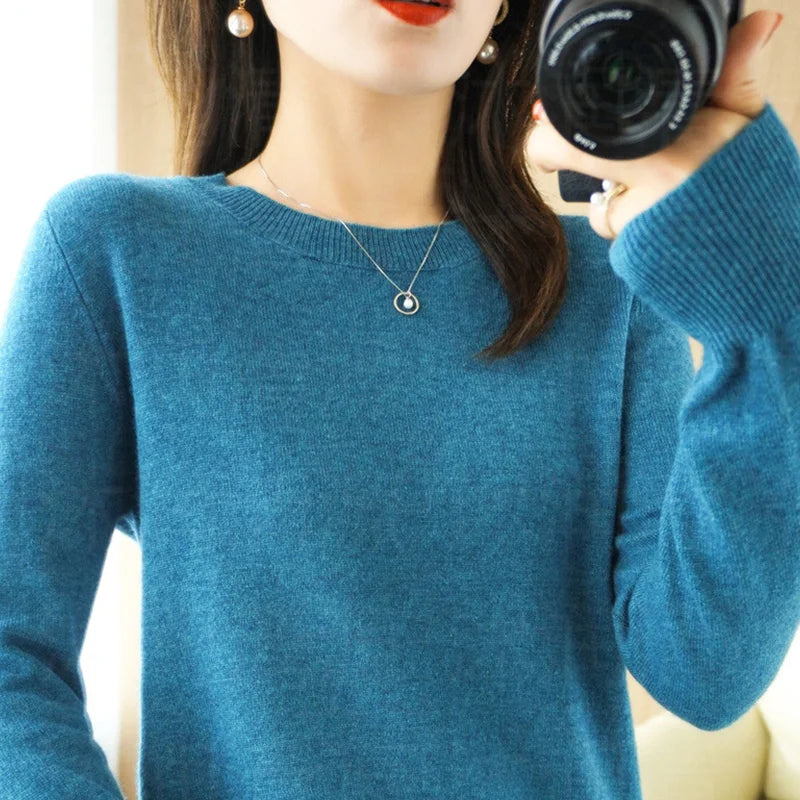 Autumn And Winter Cashmere Sweater Women's