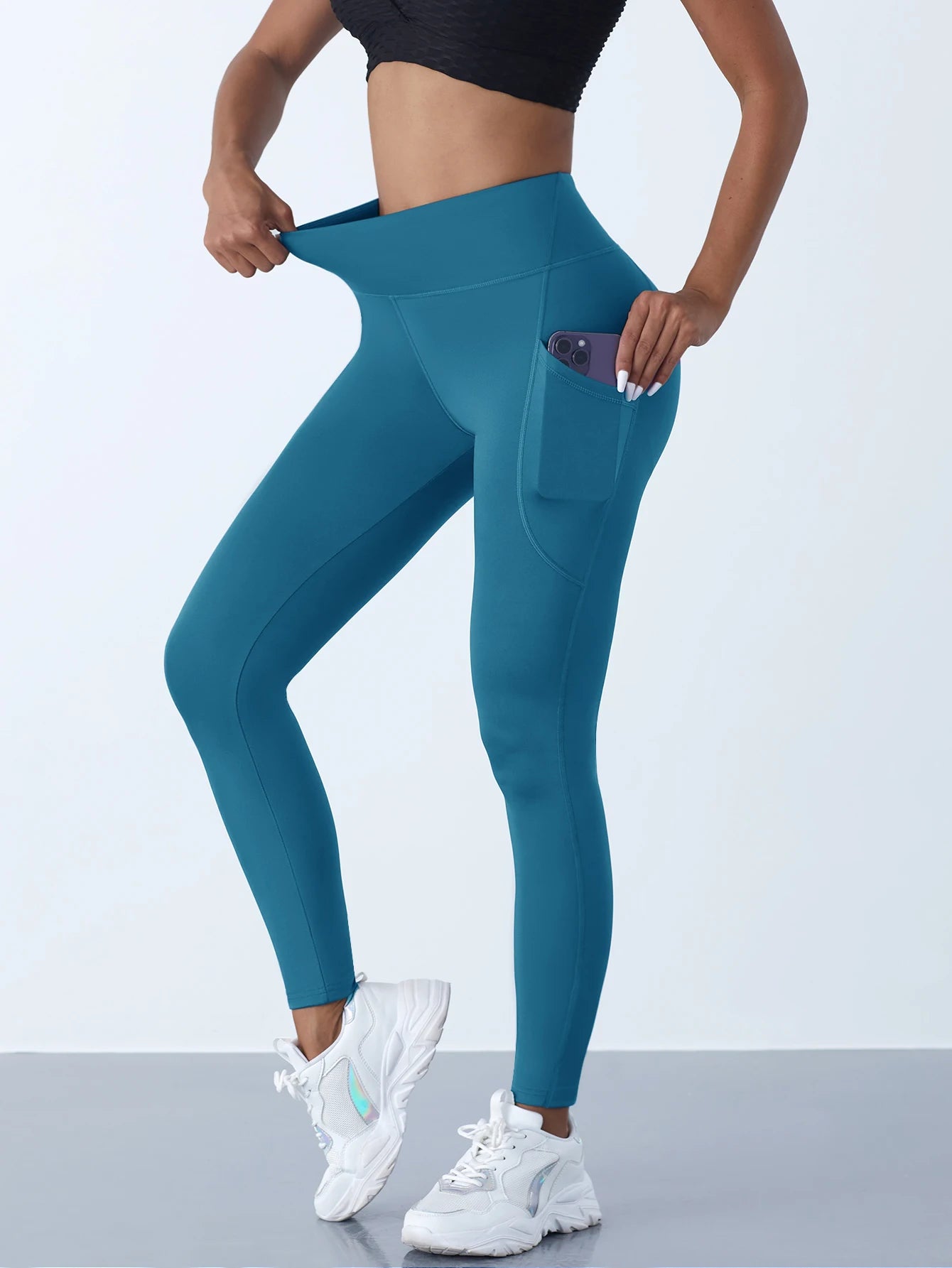 Women's High Waist Yoga Leggings with Pockets