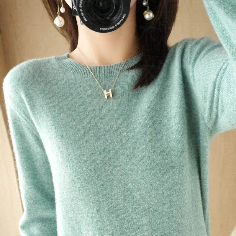 Autumn And Winter Cashmere Sweater Women's